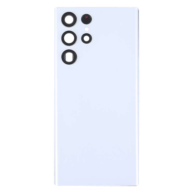 For Samsung Galaxy S22 Ultra 5G SM-S908B Battery Back Cover with Camera Lens Cover (Gold)