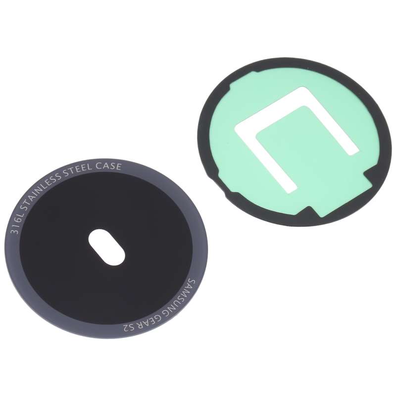 Back Glass Lens For Samsung Gear S2 SM-R720(Black)