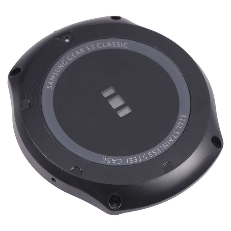 Rear Housing Cover with Glass Lens For Samsung Gear S3 Classic SM-R770 (Black)