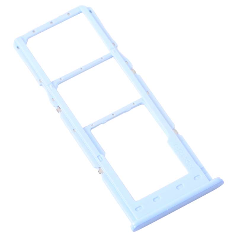 For Samsung Galaxy A23 SM-A235 Original SIM Card Tray + SIM Card Tray + Micro SD Card Tray (Blue)