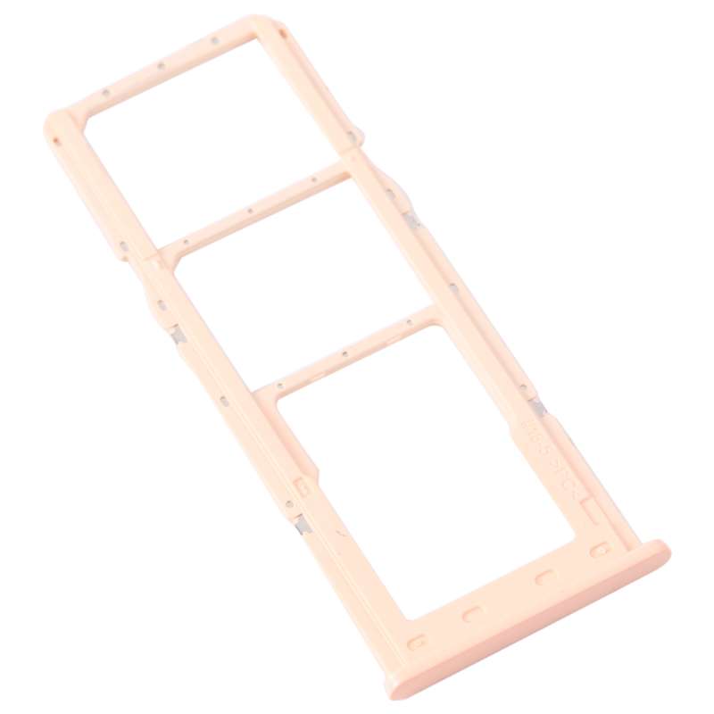 For Samsung Galaxy A13 SM-A135 Original SIM Card Tray + SIM Card Tray + Micro SD Card Tray (Pink)