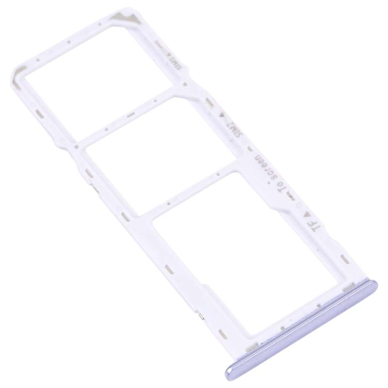 For Samsung Galaxy M42 5G SM-A436B Original SIM Card Tray + SIM Card Tray + Micro SD card tray (Purp