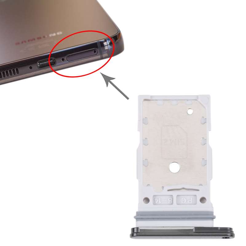 For Samsung Galaxy S23 / S23+ SM-S961B/S911B Original SIM Card Tray + SIM Card Tray (Gold)