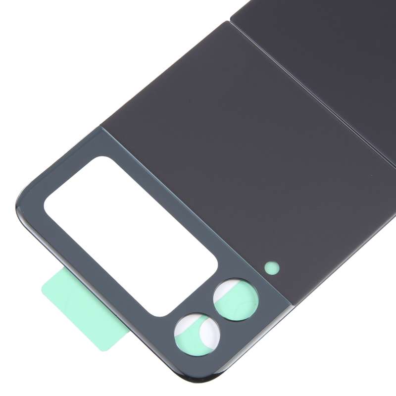 For Samsung Galaxy Z Flip4 SM-F721B Battery Back Cover with Camera Lens Cover(Black)