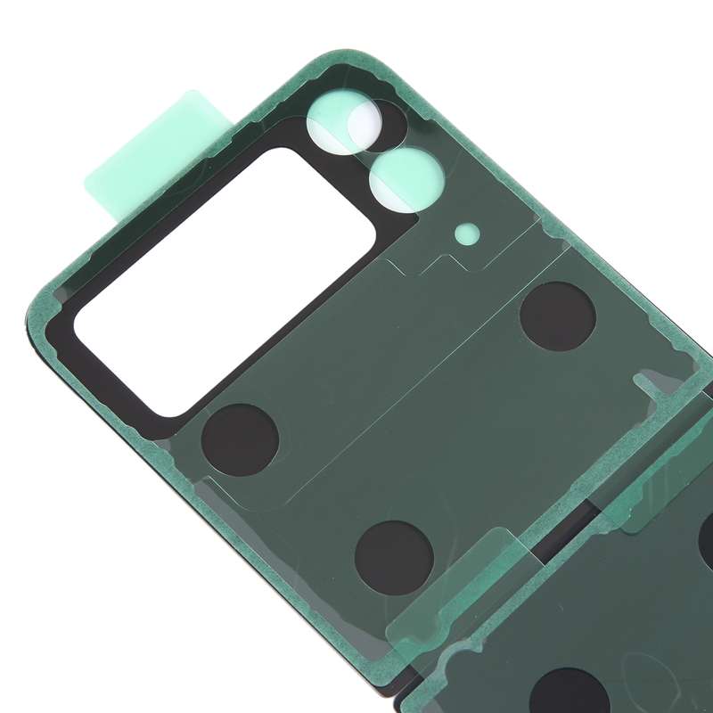 For Samsung Galaxy Z Flip4 SM-F721B Battery Back Cover with Camera Lens Cover(Black)