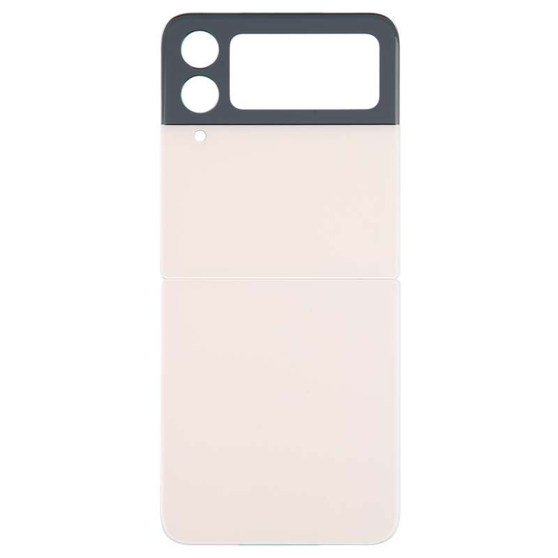 For Samsung Galaxy Z Flip4 SM-F721B Battery Back Cover with Camera Lens Cover(Black)