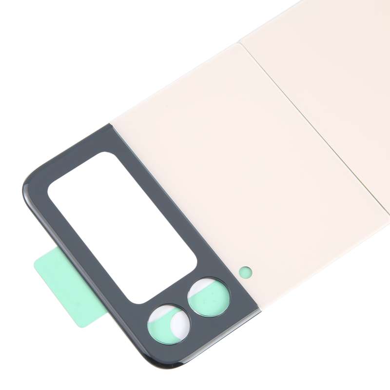 For Samsung Galaxy Z Flip4 SM-F721B Battery Back Cover with Camera Lens Cover(Black)