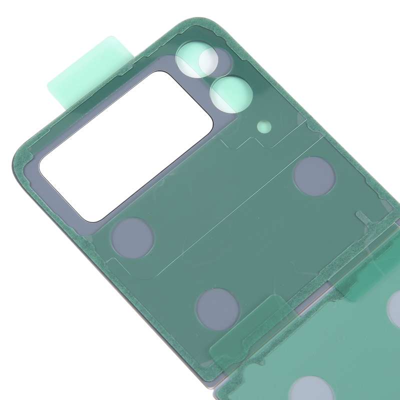 For Samsung Galaxy Z Flip4 SM-F721B Battery Back Cover with Camera Lens Cover(Black)
