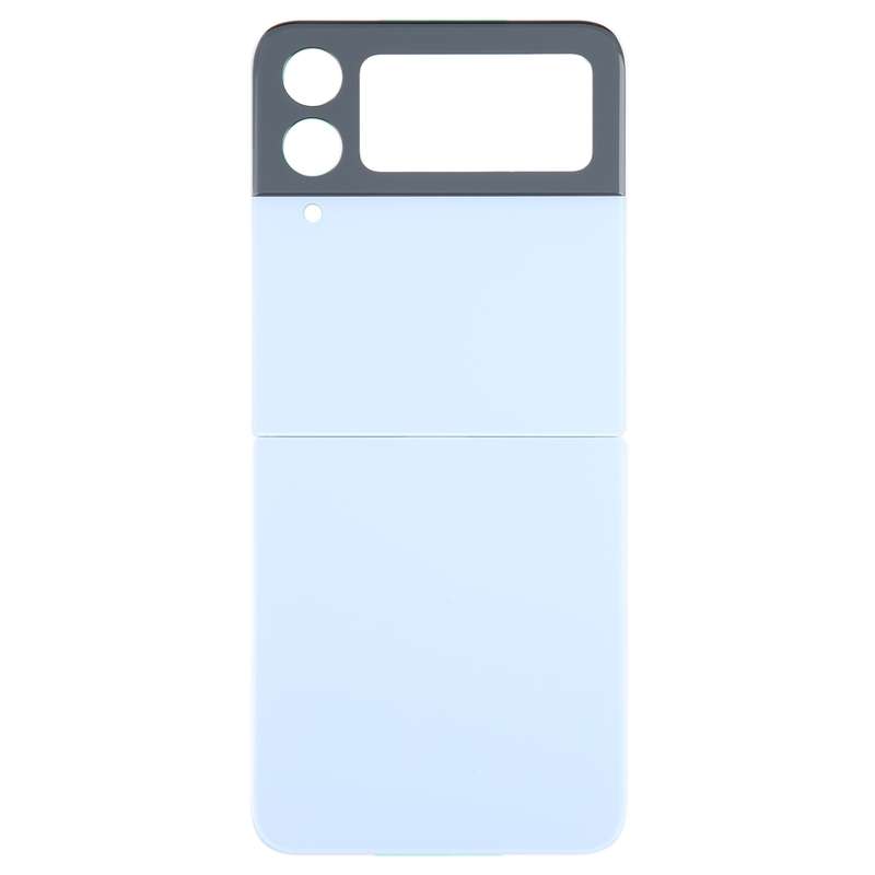 For Samsung Galaxy Z Flip4 SM-F721B Battery Back Cover with Camera Lens Cover(Black)