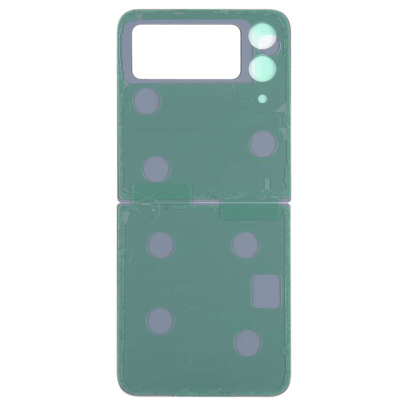 For Samsung Galaxy Z Flip4 SM-F721B Battery Back Cover with Camera Lens Cover(Black)
