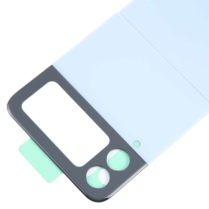 For Samsung Galaxy Z Flip4 SM-F721B Battery Back Cover with Camera Lens Cover(Black)