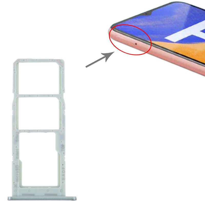 For Samsung Galaxy M14 SM-M146B Original SIM Card Tray + SIM Card Tray + Micro SD Card Tray (Baby Bl