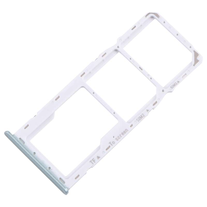 For Samsung Galaxy A22 5G SM-A226B Original SIM Card Tray + SIM Card Tray + Micro SD Card Tray (Silv