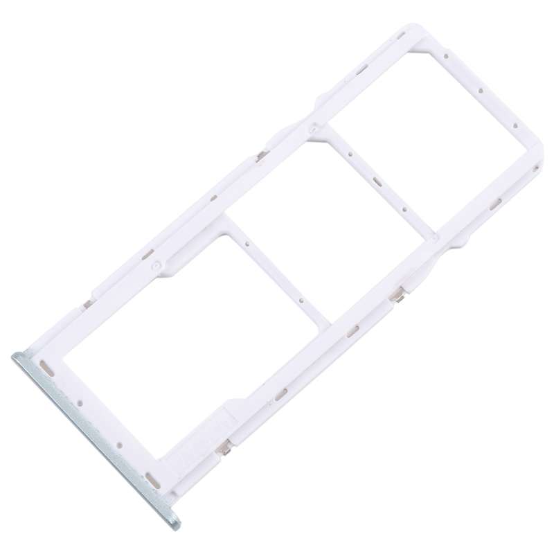 For Samsung Galaxy A22 5G SM-A226B Original SIM Card Tray + SIM Card Tray + Micro SD Card Tray (Silv