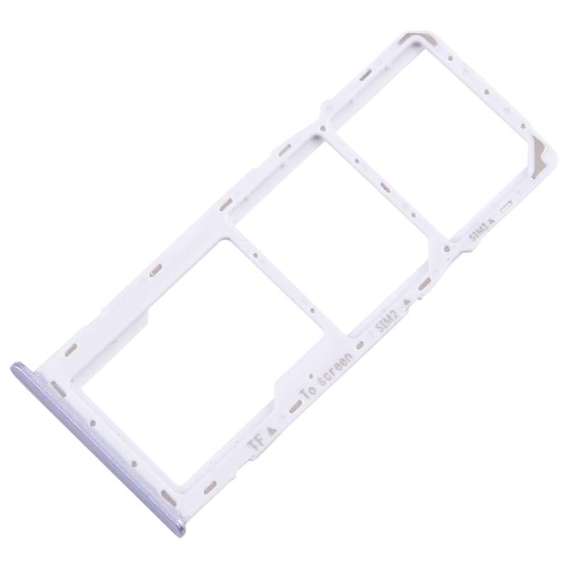 For Samsung Galaxy A22 5G SM-A226B Original SIM Card Tray + SIM Card Tray + Micro SD Card Tray (Silv