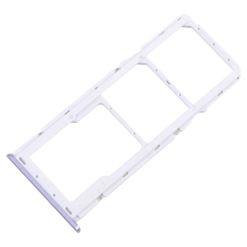 For Samsung Galaxy A22 5G SM-A226B Original SIM Card Tray + SIM Card Tray + Micro SD Card Tray (Silv