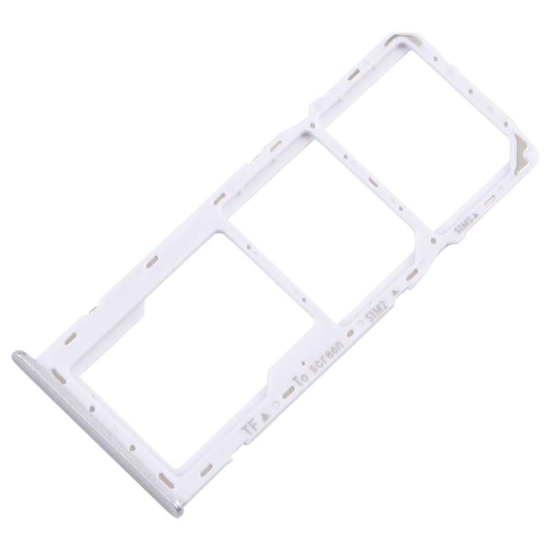 For Samsung Galaxy A22 5G SM-A226B Original SIM Card Tray + SIM Card Tray + Micro SD Card Tray (Silv