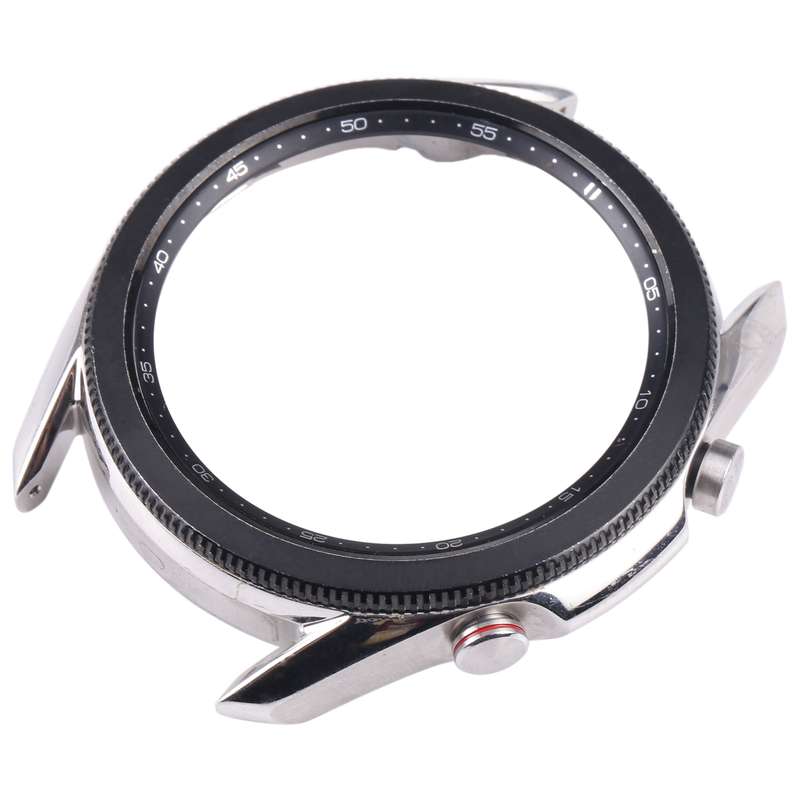 Original LCD Screen Frame Bezel Plate For Samsung Galaxy Watch 3 45mm SM-R840 (Black)