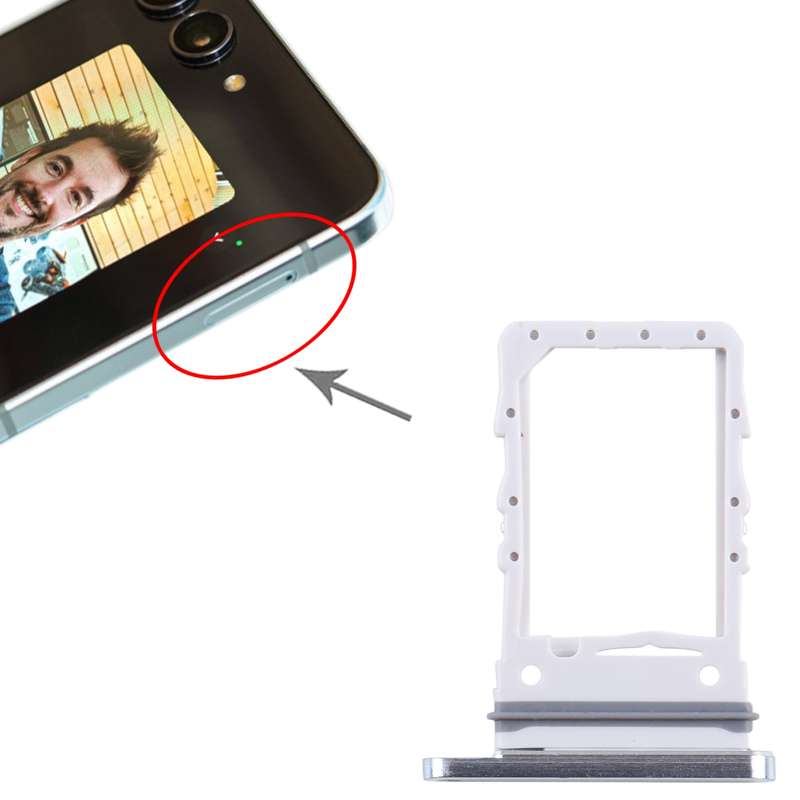For Samsung Galaxy Z Flip5 SM-F731 Original SIM Card Tray (Black)