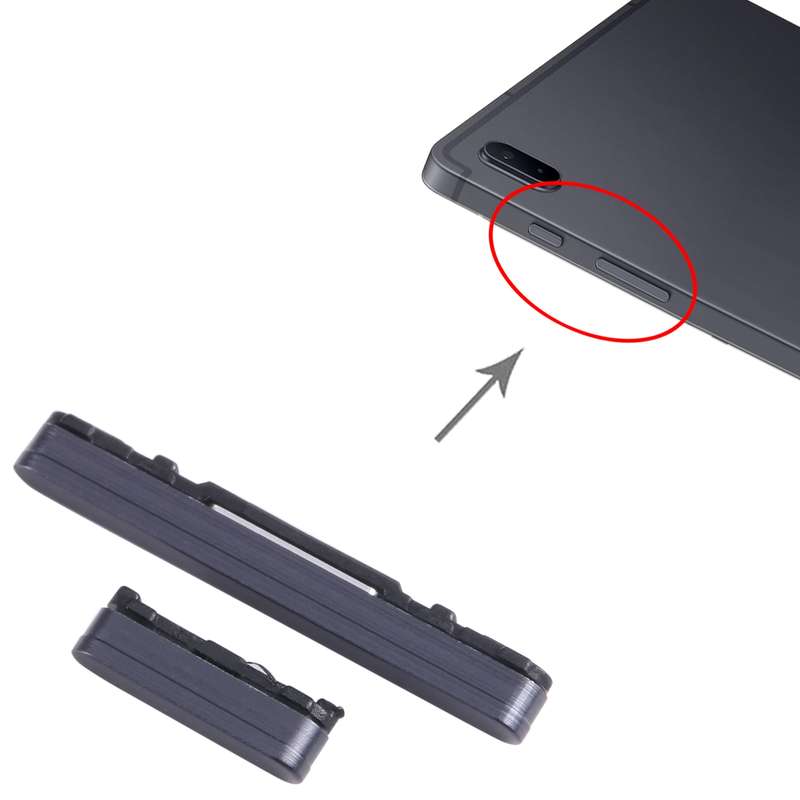 For Samsung Galaxy Tab S7 FE SM-T730/T733/T736B/T735 1set Original Power Button + Volume Control But
