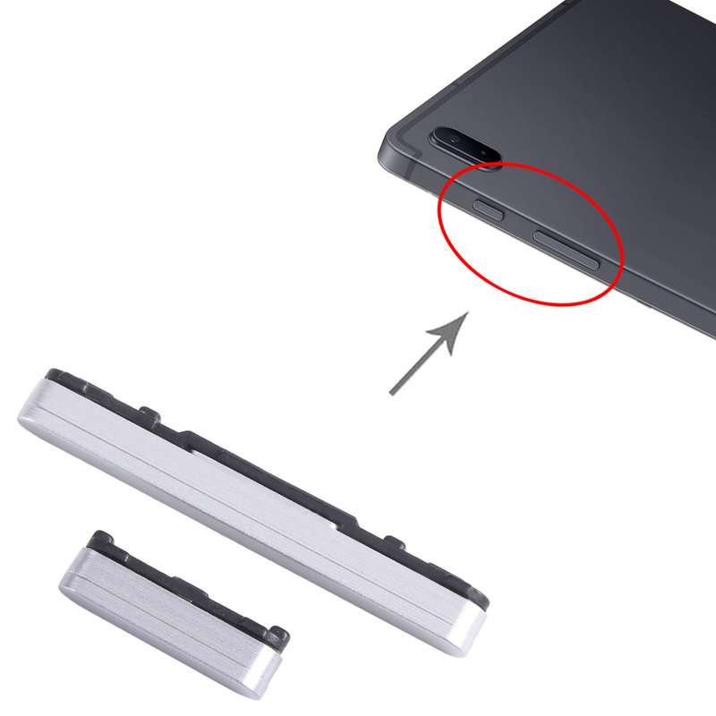 For Samsung Galaxy Tab S7 FE SM-T730/T733/T736B/T735 1set Original Power Button + Volume Control But