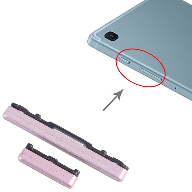 For Samsung Galaxy Tab S6 Lite SM-P610/P615 1set Original Power Button + Volume Control Button (Blac