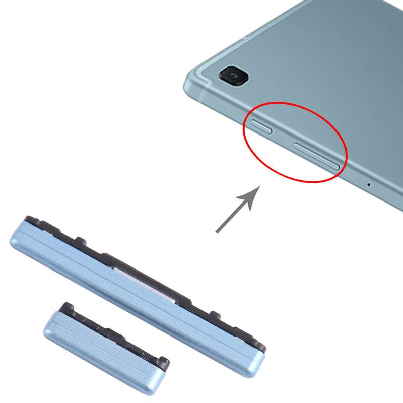 For Samsung Galaxy Tab S6 Lite SM-P610/P615 1set Original Power Button + Volume Control Button (Blac