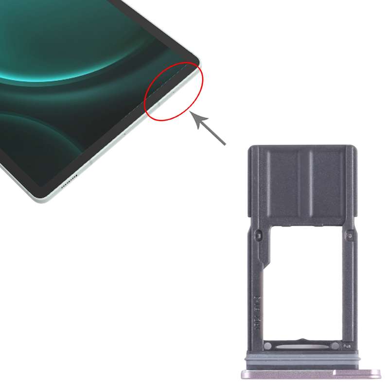 Micro SD Card Tray for Samsung Galaxy Tab S9 FE SM-X510 WiFi Edition (Pink)