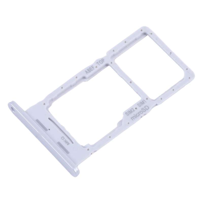 For Samsung Galaxy A25 5G SM-A256B Original SIM Card Tray + SIM Card Tray / Micro SD Card Tray (Silv