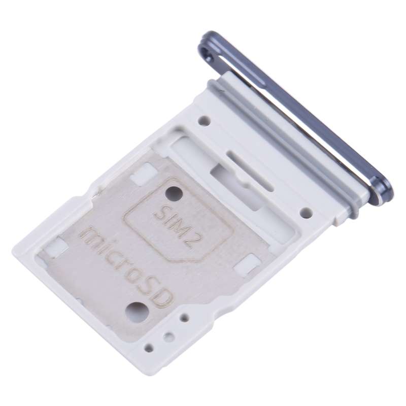 For Samsung Galaxy A55 SM-A556B Original SIM Card Tray + SIM / Micro SD Card Tray (Black)