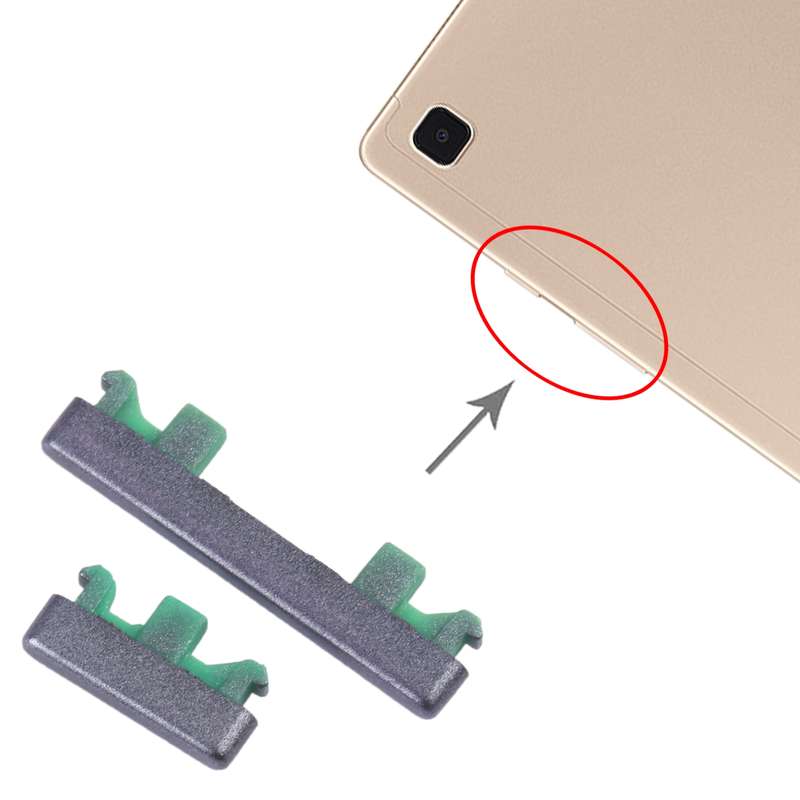 For Samsung Galaxy Tab A7 10.4 2020 SM-T500/T505 Original Power Button + Volume Control Button (Blac