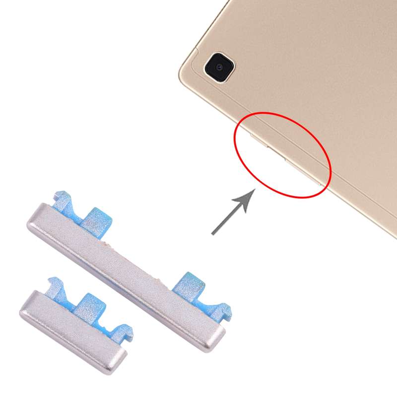 For Samsung Galaxy Tab A7 10.4 2020 SM-T500/T505 Original Power Button + Volume Control Button (Blac