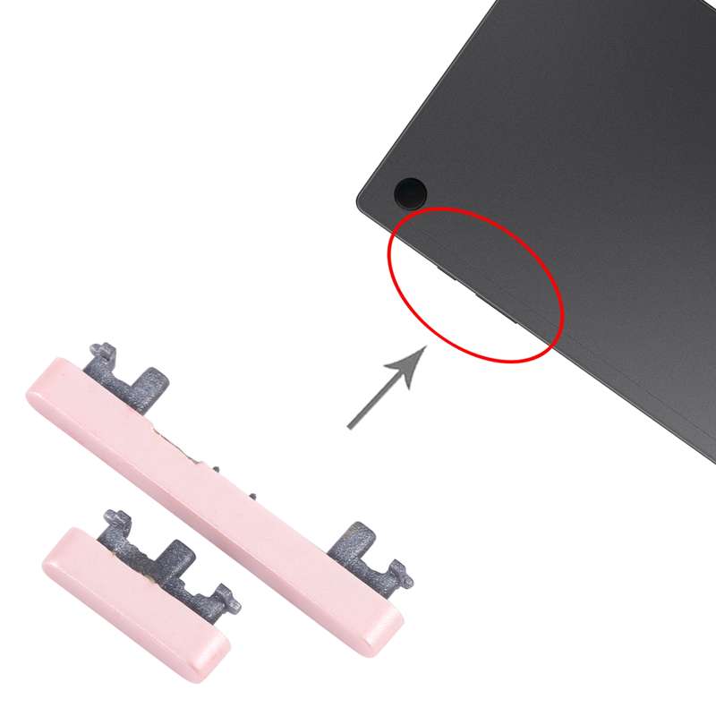For Samsung Galaxy Tab A7 10.4 2020 SM-T500/T505 Original Power Button + Volume Control Button (Gold