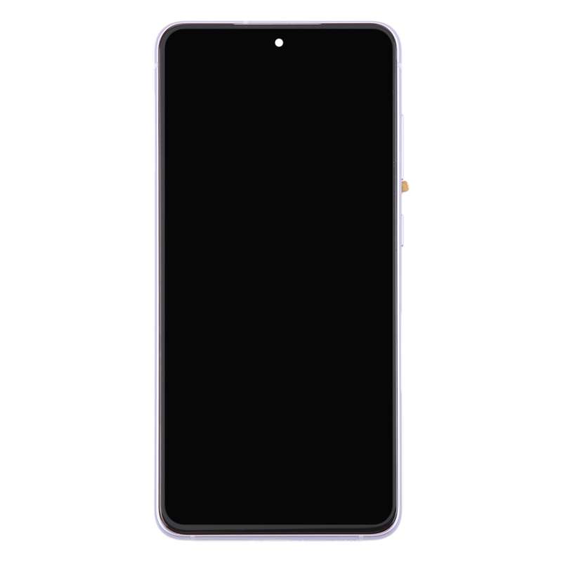 For Samsung Galaxy S21 FE 5G SM-G990B Original LCD Screen Digitizer Full Assembly with Frame (Purple