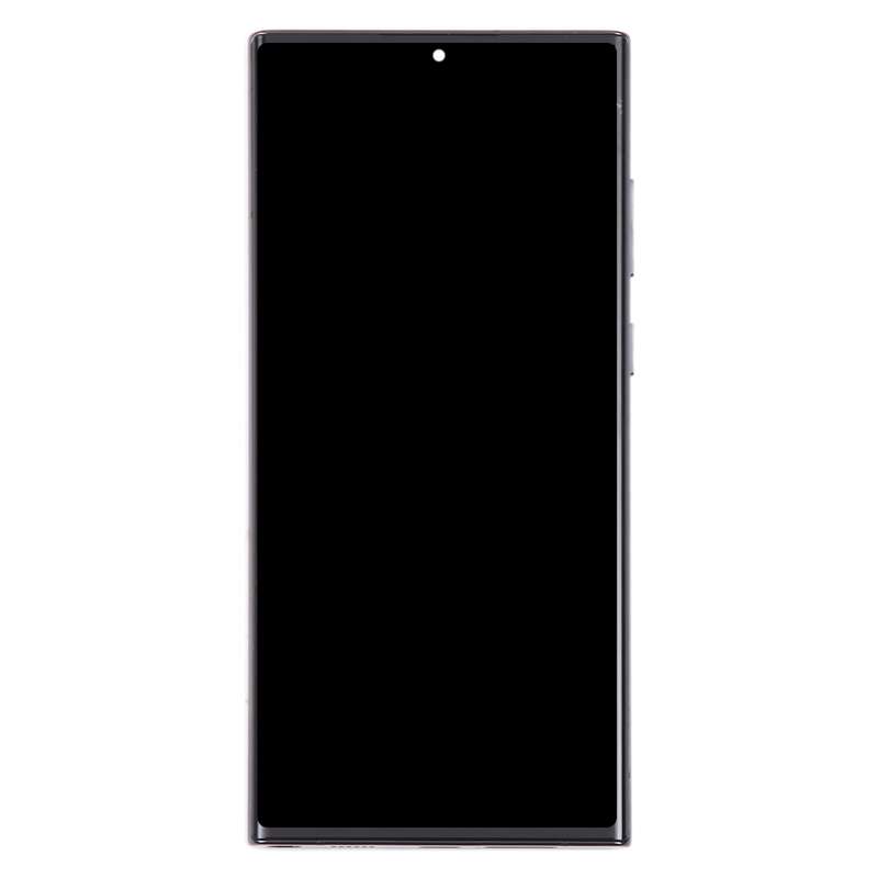 For Samsung Galaxy S22 Ultra 5G SM-S908B Original LCD Screen Digitizer Full Assembly with Frame (Bla