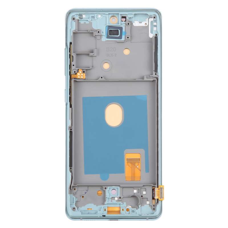 For Samsung Galaxy S20 FE SM-G780F 6.43 inch OLED LCD Screen Digitizer Full Assembly with Frame (Gre