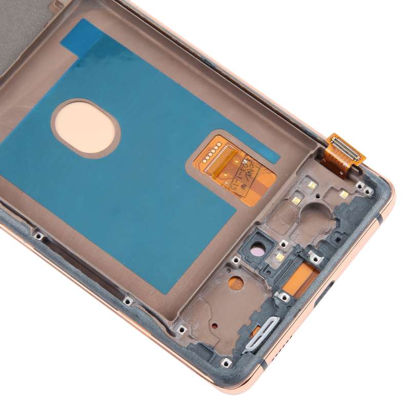 For Samsung Galaxy S20 FE SM-G780F 6.43 inch OLED LCD Screen Digitizer Full Assembly with Frame (Gre