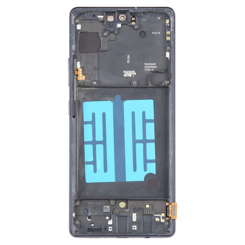 For Samsung Galaxy A71 4G SM-A715F 6.43 inch OLED LCD Screen Digitizer Full Assembly with Frame (Bla