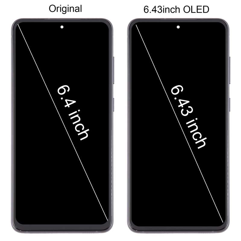 For Samsung Galaxy S21 FE 5G SM-G990B 6.43 inch EU Version OLED LCD Screen Digitizer Full Assembly w