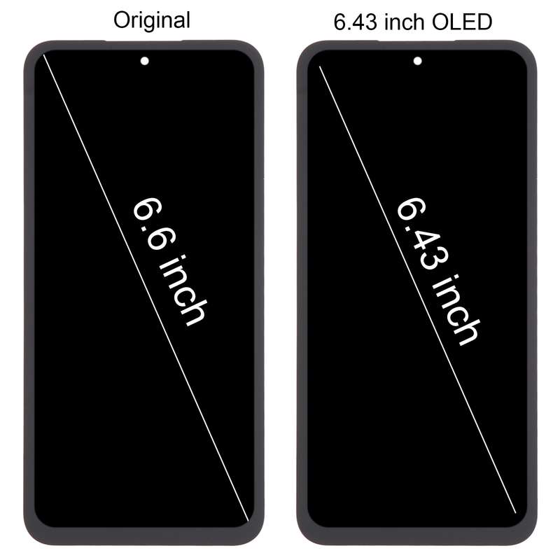 For Samsung Galaxy A55 SM-A556B 6.43 inch OLED LCD Screen Digitizer Full Assembly