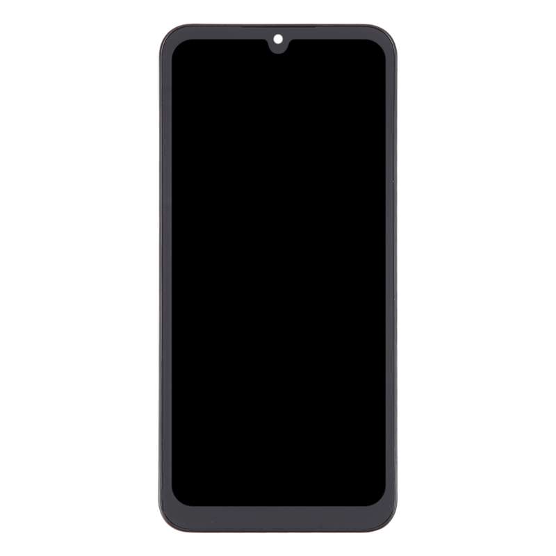 For Samsung Galaxy A25 SM-A256B 6.36 inch OLED LCD Screen Digitizer Full Assembly with Frame (Black)