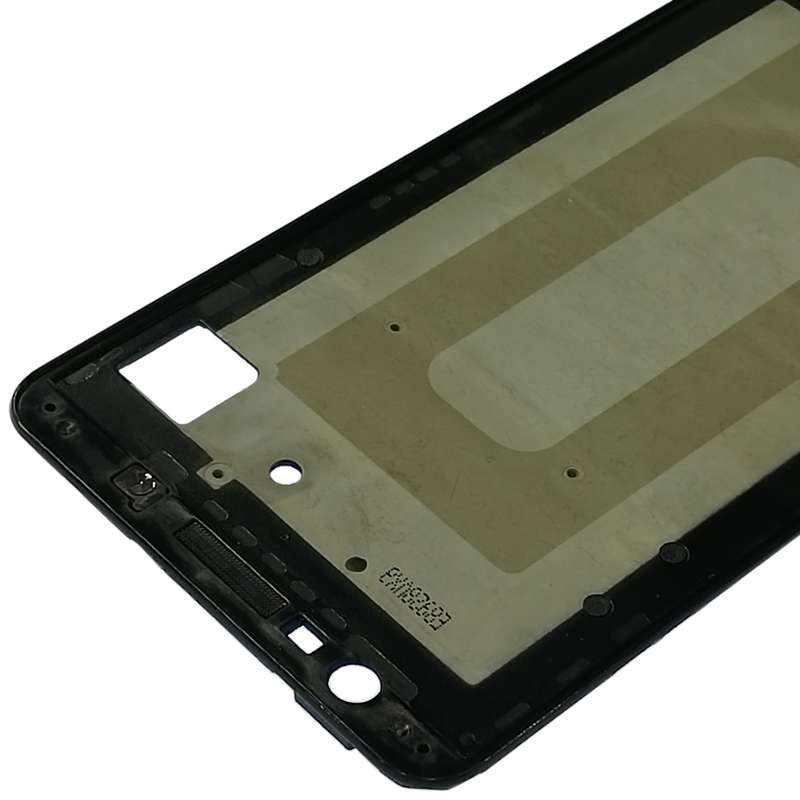For Galaxy A7 (2018) / A750 Front Housing LCD Frame Bezel Plate (Black)
