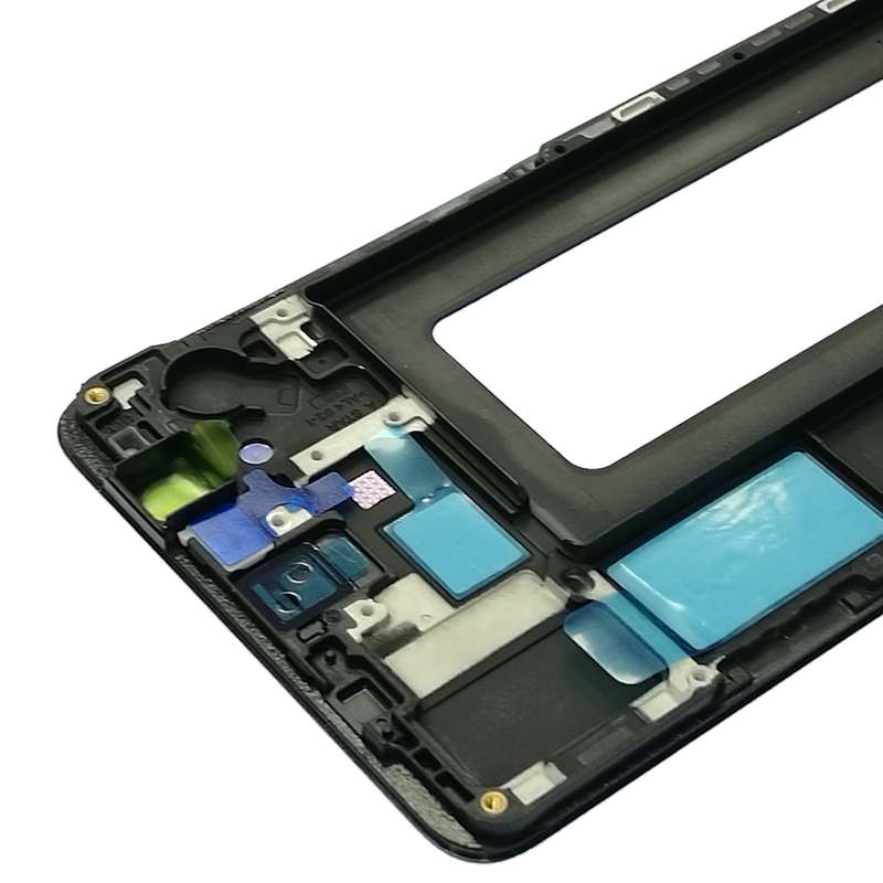 For Galaxy A7 (2018) / A750 Front Housing LCD Frame Bezel Plate (Black)