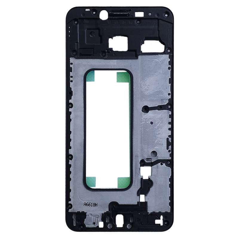 For Galaxy C5 Front Housing LCD Frame Bezel Plate (White)