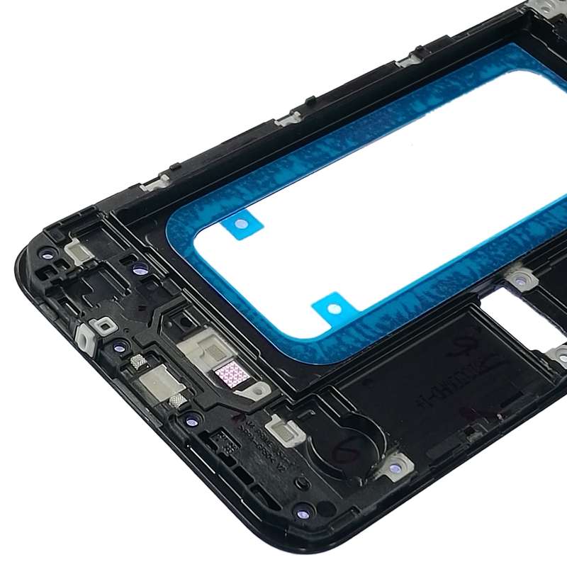 For Galaxy J4, J400F/DS, J400G/DS Back Cover + Middle Frame Bezel Plate (Black)