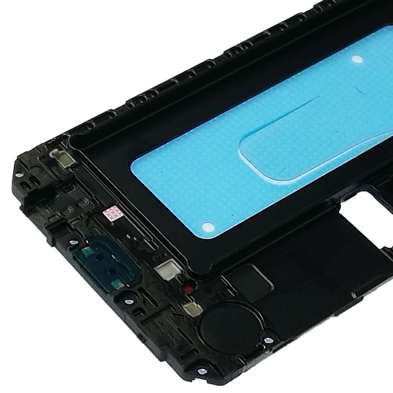 For Galaxy On6 / J6 / J600 Front Housing LCD Frame Bezel Plate (Black)