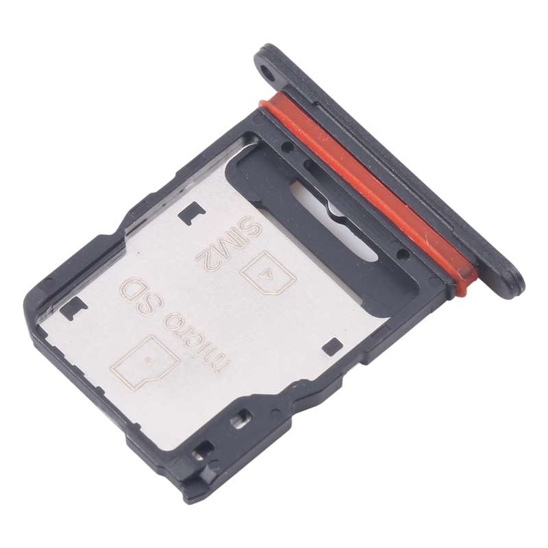 For Samsung Galaxy M55 SM-M556B Original SIM Card Tray + SIM Card Tray / Micro SD Card Tray (Black)