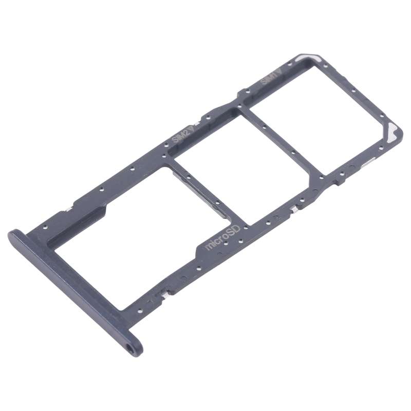 For Samsung Galaxy A06 SM-A065F Original SIM Card Tray + SIM Card Tray + Micro SD Card Tray (Black)