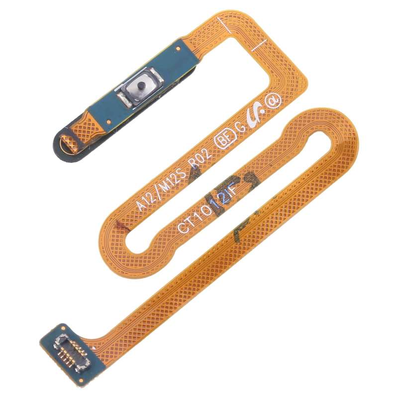 For Samsung Galaxy M12 / A12 SM-A125/M125/A127 Original Fingerprint Sensor Flex Cable (Black)