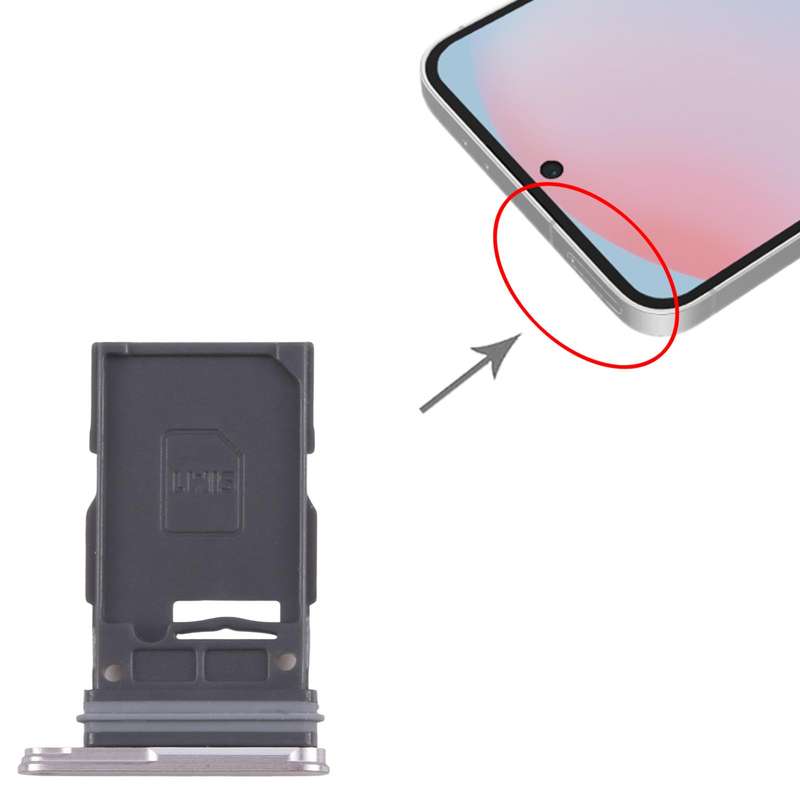 For Samsung Galaxy S24 FE SM-S721B Original SIM Card Tray (Black)